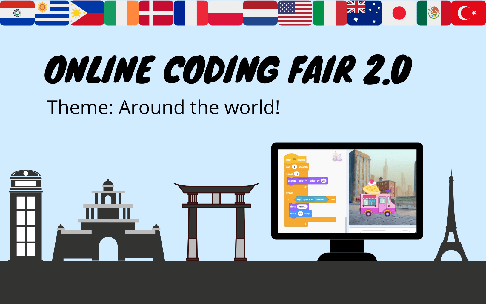 Online Coding Fair 2.0 - Around the World!