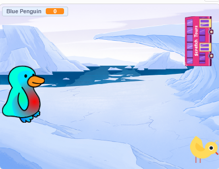 Blue Penguin VS Chick and Scratch Tour City Bus! Who Will Win?